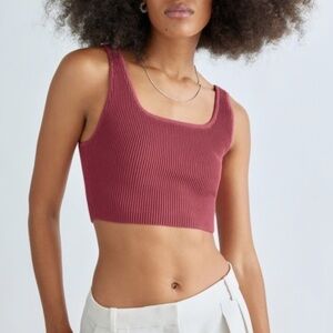 Babaton Sculpt Knit Cropped Top